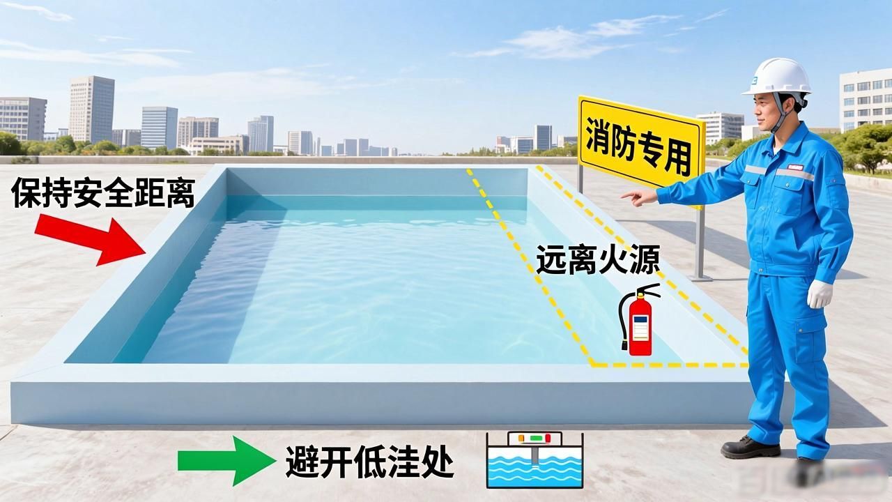 水池消防车取水口_成品消防水池_消防水池