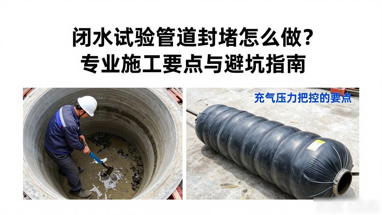管道闭水试验演示_闭水试验管道封堵_闭水试验堵管用什么