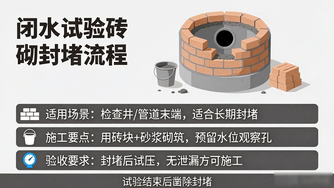 闭水试验管口怎么堵住_闭水试验管道封堵_管道做闭水试验怎样封堵