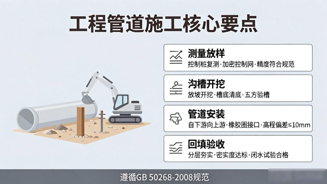 管道施工工程怎么接活_工程管道施工_管道施工工程施工方案