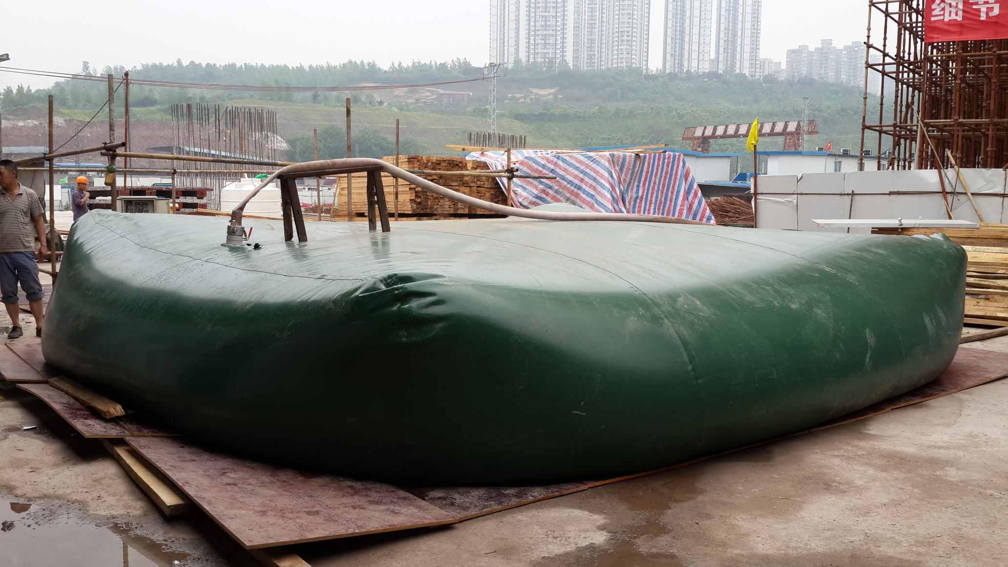 现浇梁支架堆载预压_桥梁预压水袋pvc软体水囊_预压水囊