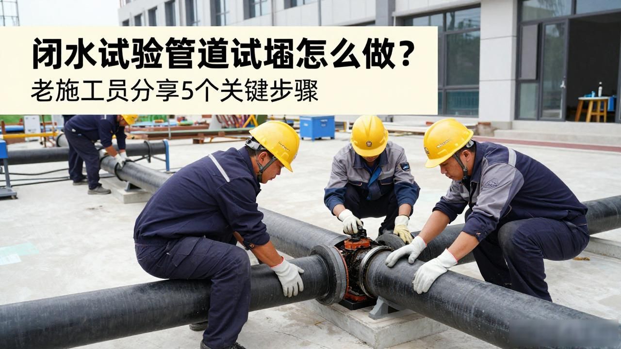 管道闭水试验多长时间_闭水试验管道封堵_管道闭水试验演示