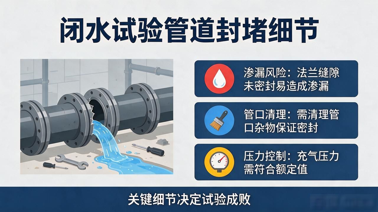 管道闭水试验步骤_闭水试验管道封堵_管道闭水试验视频