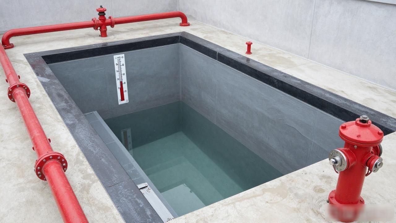 消防水池_水池消防栓图片_水池消防泵