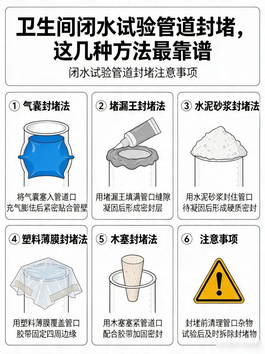 管道闭水试验步骤_闭水试验管道封堵方式_闭水试验管道封堵